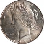 1925-S Peace Silver Dollar. MS-63 (PCGS). OGH.