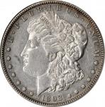 1892-S Morgan Silver Dollar. AU-53 (ANACS). OH.