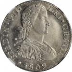 MEXICO. 8 Reales, 1809-Mo TH. Mexico City Mint. Ferdinand VII. NGC MS-64.