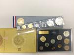 Lot of world coins 世界のコイン Lot of European Mint Set ヨーロッパのミントセット各種 保証書付 オリジナルケース付 with original case 