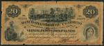 El Banco Oxandaburu y Garbino, Argentina, 20 Pesos, 2 January 1869, 05578, black on orange underprin