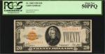 Fr. 2402. 1928 $20 Gold Certificate. PCGS Currency About New 50 PPQ.