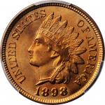 1898 Indian Cent. MS-66+ RD (PCGS). CAC.