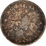 Undated (1849) Miners Bank $10 Die Trial. K-1. Rarity-8. Copper. Reeded Edge. VF-20 Corroded (Uncert