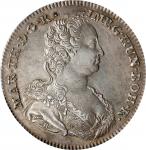 AUSTRIAN NETHERLANDS. Ducaton, 1754-R. Antwerp Mint. Maria Theresa. PCGS Genuine--Cleaned, AU Detail