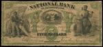 Pottsville, Pennsylvania. National Bank of Pennsylvania. June 1, 1864. $5. Very Good.