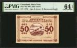GREENLAND. State Note. 50 Ore, ND (1913). P-12d. PMG Choice Uncirculated 64 EPQ.