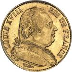 FRANCE - FRANCELouis XVIII (1814-1824). 20 francs buste habillé 1814, A, Paris.  PCGS MS65 (40849484