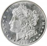 1893-CC Morgan Silver Dollar. MS-60 Details--Obverse Scratched (ICG).