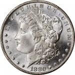 1880-CC Morgan Silver Dollar. 8/High 7. MS-67+ (PCGS).
