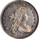 1801 Draped Bust Silver Dollar. BB-211, B-1. Rarity-3. AU-53 (PCGS).