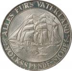 GERMANY. Weimar Republic. "Niobe" Naval Accident Silver Medal, 1932. PCGS SPECIMEN-63.