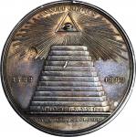 1882 Great Seal Centennial Medal. Silver. 62.6 mm. Julian CM-20. About Uncirculated, Damaged.