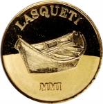 CANADA. Lasqueti Island Commemorative Medal, 2001. ANACS MS-69 Deep Cameo.