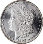 1892-CC Morgan Silver Dollar. MS-63 (PCGS). CAC.
