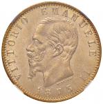 Savoy Coins;Vittorio Emanuele II (1861-1878) 20 Lire 1873 M - Nomisma 861 AU In slab NGC MS64 588710