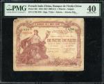 French Indo China, 1 piastre, 1901, Saigon, serial number S.785 030, (Pick 34b), rounded corners, PM