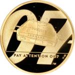 GREAT BRITAIN. Gold Proof "Pay Attention 007" 100 Pounds, 2020. Llantrisant Mint. Elizabeth II. PCGS