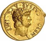 EMPIRE ROMAIN - ROMANNéron (54-68). Aureus ND (63-64), Rome ou Lyon.Av. NERO. CAESAR. AVG. IMP. Tête