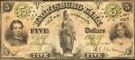 Harrisburg, Virginia. Harrisburg Bank. Jany. 1, 1861. $5. Fine.