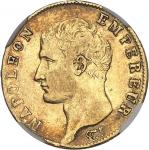 FRANCE - FRANCEPremier Empire / Napoléon Ier (1804-1814). 20 francs tête nue, calendrier révolutionn