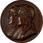 1833 Society Montyon and Franklin Medal. Greenslet GM-53. Bronze. Choice About Uncirculated.