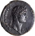 HADRIAN, A.D. 117-138. AE Sestertius (27.83 gms), Rome Mint, ca. A.D. 124-128.