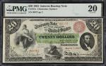 Fr. 197a. 1863 $20 Interest Bearing Note. PMG Very Fine 20.