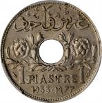 LEBANON. Piastre, 1933. Paris Mint. PCGS MS-61 Gold Shield.