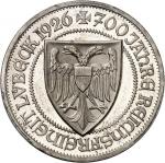 ALLEMAGNE République de Weimar (Empire allemand) (1918-1933). 3 (drei) mark du 700e anniversaire de 