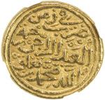 DELHI: Muhammad III b. Tughluq, 1325-1351, AV dinar (12.85g), Hadrat Delhi, AH727, G-D334, obverse p
