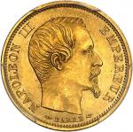FRANCE - FRANCESecond Empire / Napoléon III (1852-1870). 10 francs tête nue, petit module, tranche l