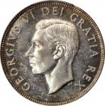 CANADA. 50 Cents, 1948. Ottawa Mint. George VI. PCGS MS-63.