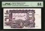 ALGERIA. Banque Centrale. 500 Dinars, 1970. P-129a. PMG Choice Uncirculated 64.