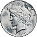 1925 Peace Silver Dollar. MS-66+ (NGC).