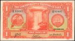 BRITISH GUIANA. Government of British Guiana. 1 Dollar, 1938. P-12b. About Uncirculated.