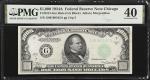 Fr. 2212-Gm. 1934A $1000  Federal Reserve Note. PMG Extremely Fine 40.