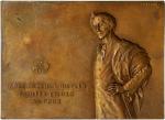 Undated (ca.1905) James McNeil Whistler Plaque. Bronze. 89.6 mm x 65.0 mm. By Victor D. Brenner. Sme