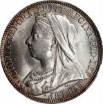 GREAT BRITAIN. Florin, 1901. London Mint. Victoria. PCGS MS-64.