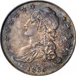 1836/1336 Capped Bust Half Dollar. Lettered Edge. O-108. Rarity-1. MS-64 (PCGS).