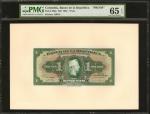 COLOMBIA. Banco de la República. 1 Peso Plata, January 1, 1932. P-382p. Face and Back Proofs. Mixed 