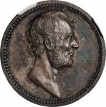 Undated (1882) Lincoln and Garfield Medal. First Size. By William and Charles E. Barber. Cunningham 