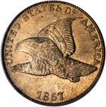 1857 Flying Eagle Cent. Type of 1857. MS-64 (PCGS).