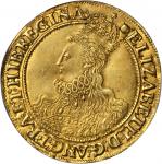 GREAT BRITAIN. Gold Pound of 20 Shillings, ND (1594-96). Elizabeth I (1558-1603). PCGS Genuine--Repa
