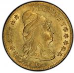 1802 Capped Bust Right Quarter Eagle. Bass Dannreuther-1. Rarity-4. Mint State-64 (PCGS).&nbsp;PCGS 