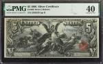 Fr. 269. 1896 $5 Silver Certificate. PMG Extremely Fine 40.