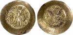 Ancient - Central Asia，ALKHON HUNS: Khingila, ca. 440-492, AV dinar (7.00g), G-85, king standing, fa