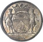 INDE Louis XV (1715-1774). Jeton de la 2e Compagnie des Indes orientales 1723, Rennes.