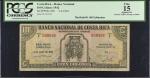 COSTA RICA. Banco Nacional de Costa Rica. 100 Colones, 1942. P-208. PCGS Currency Fine 15 Apparent. 