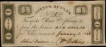 Butler, Pennsylvania. Pittsburgh & Butler Turnpike Road Co. January 21, 1822. $1. Choice About Uncir